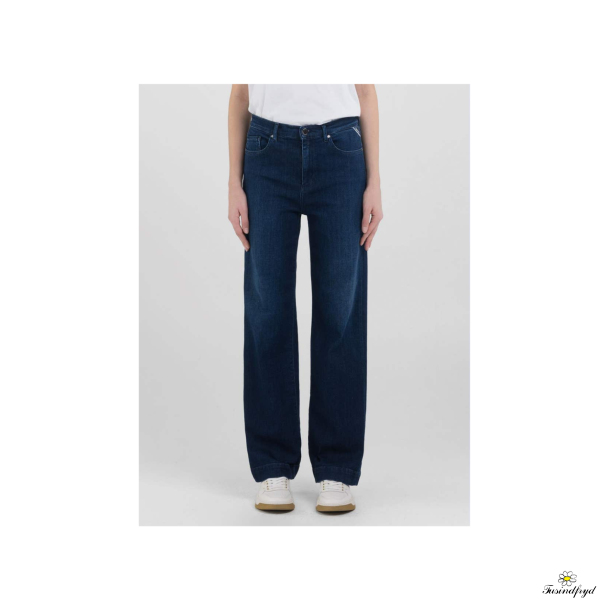 Melja Relaxed straight fit - Mrk bl