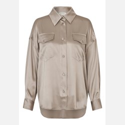 KammaDea - silke skjorte - Beige
