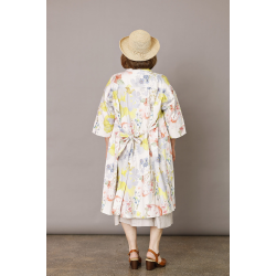 Kimono frakke med grafisk Signe Kejlbo print