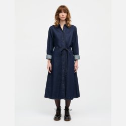 Cosy Denim Svanil Dress - Dark Indigo