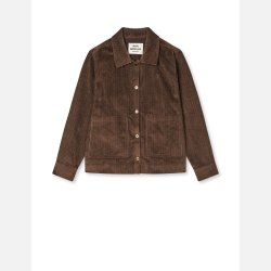 Pretty Cord Galla Shirt - Demltasse