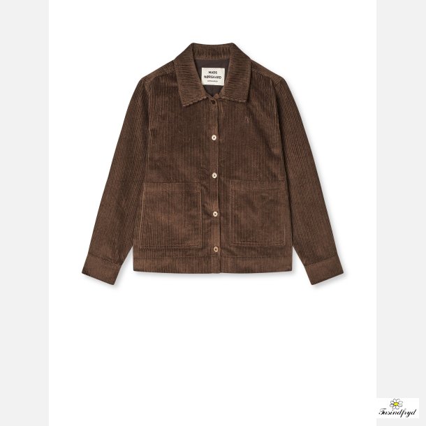 Pretty Cord Galla Shirt - Demltasse