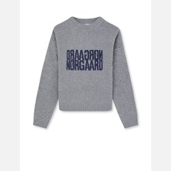 Yota Knit Tilona Sweater - Mid Grey Melange/Parisian