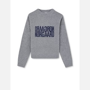 Yota Knit Tilona Sweater - Mid Grey Melange/Parisian