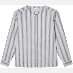 Poplinda Dana Shirt  - Shadow Pinstripe/Winery