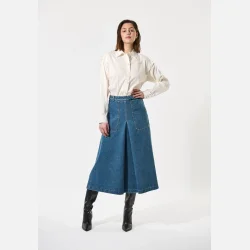 DinessaDEA - light denim blue - skirt with pockets