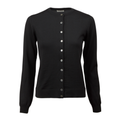Sigrid cardigan - merinould - sort