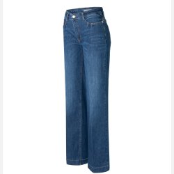 Dream Wide leg jeans - mellem bl�