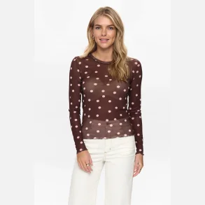 NUSINE MESH BLOUSE - prikker