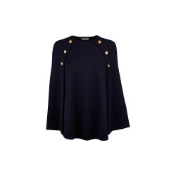 Mary poncho i merinould