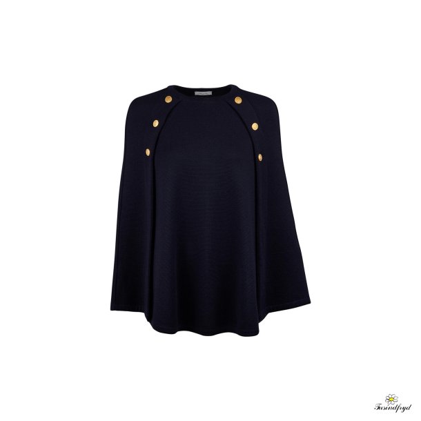 Mary poncho i merinould