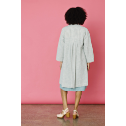 Kort kjole med striber 