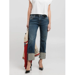 AKEME straight low waist - mellem bl