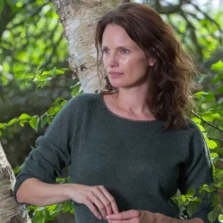 Afrodite - Moss green- striktrje