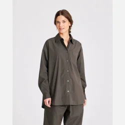 Astrid L/S Shirt Poplin - Beluga