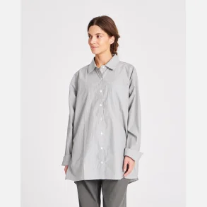 Bella Raglan L/S Striped Poplin Long Shirt