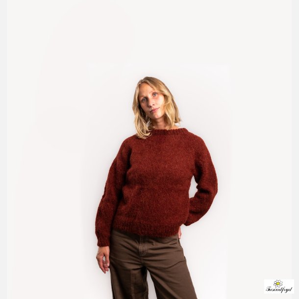Ida Strik - Sweater - vinr�d