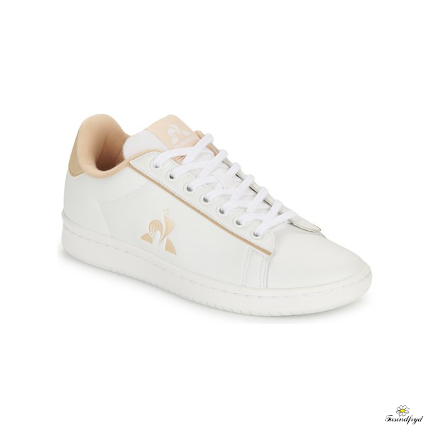 Court Clean sneaker - hvid med beige