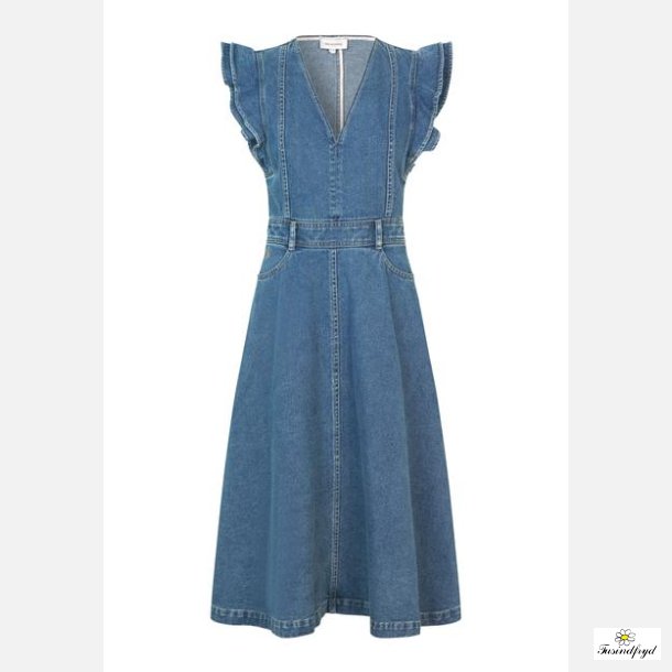 EdissaDEA - Dress with denim details