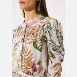 YannaDEA - Dress with gathering details - Passiflora