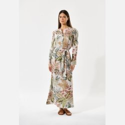 YannaDEA - Dress with gathering details - Passiflora