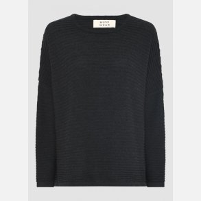 EBBA BLOUSE - merino wool - black