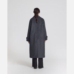 Tove uld frakke - Grey