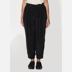 LOLA PANTS - cupro - caviar