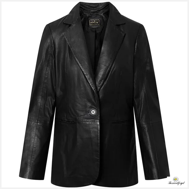 Noora biker skindjakke - sort