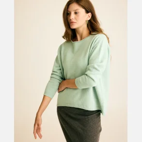 Leda - Wool apple blue