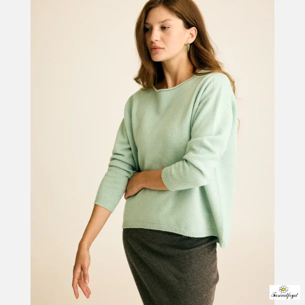 Leda - Wool apple blue