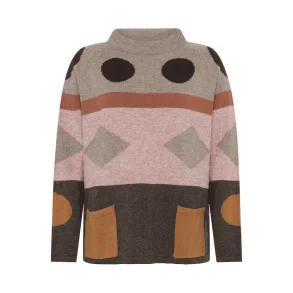 Popcorn - Sweater - Brown