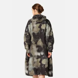 Regn Poncho - Moss Print