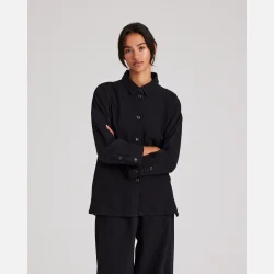 Sussie Twill Shirt - Black