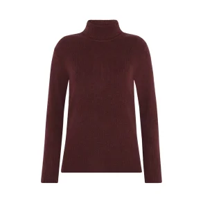 Tilda - strik rullekravebluse - Spice