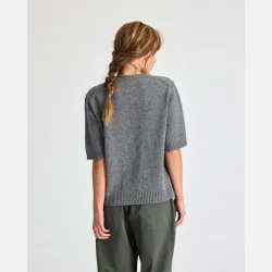 Tulle Lambswool Jumper - Grafitti Grey Melang