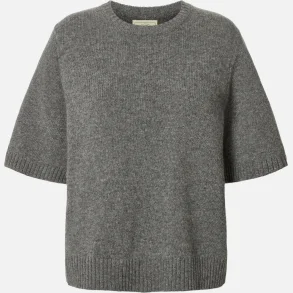 Tulle Lambswool Jumper - Grafitti Grey Melang