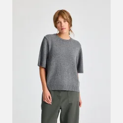 Tulle Lambswool Jumper - Grafitti Grey Melang