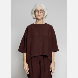 VITA TOP - tencel/linen - chestnut