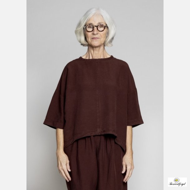 VITA TOP - tencel/linen - chestnut