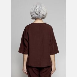 VITA TOP - tencel/linen - chestnut