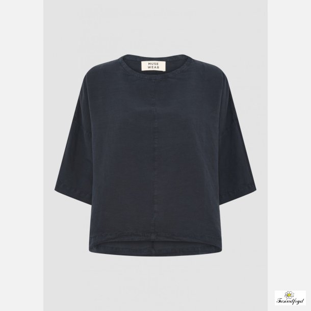 VITA TOP - tencel/linen - Navy