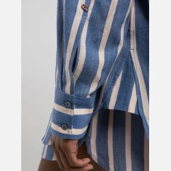 Relaxed skjorte - stribet