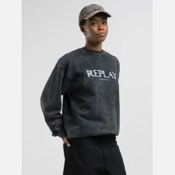 SWEATSHIRT med Replay logo - gr