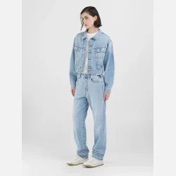 Denim jakke 9ZERO1 - recycled cotton - light blue