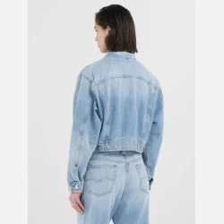 Denim jakke 9ZERO1 - recycled cotton - light blue