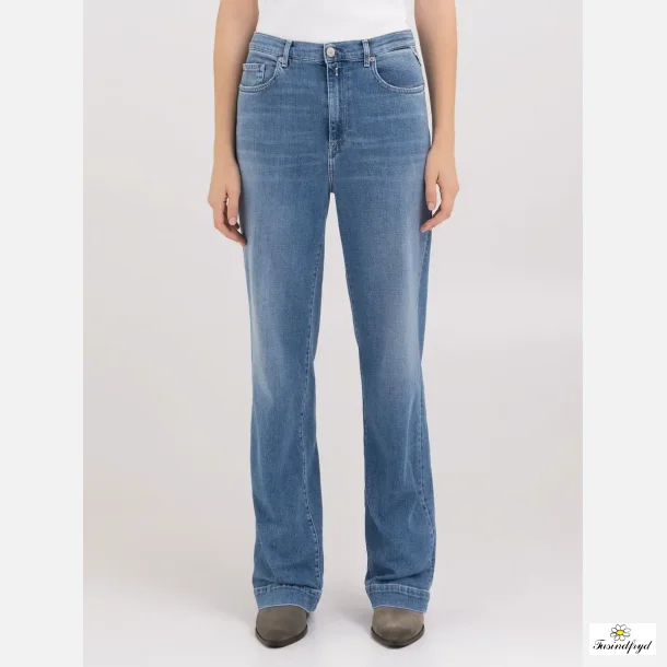 Melja Relaxed straight fit - Lys bl