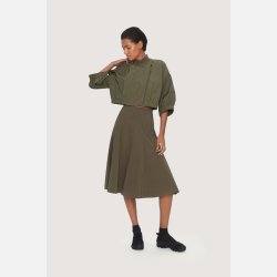 Magic stretch nederdel - Khaki 