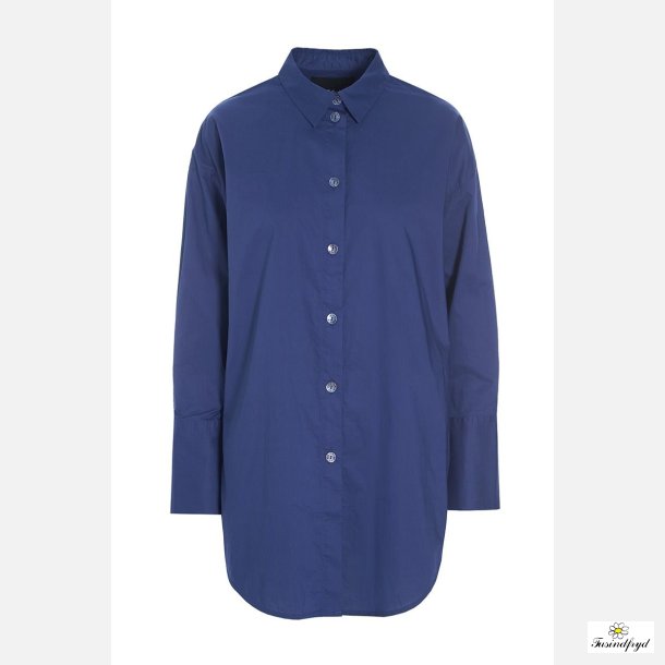 Core cotton stor skjorte - TWILIGHT BLUE