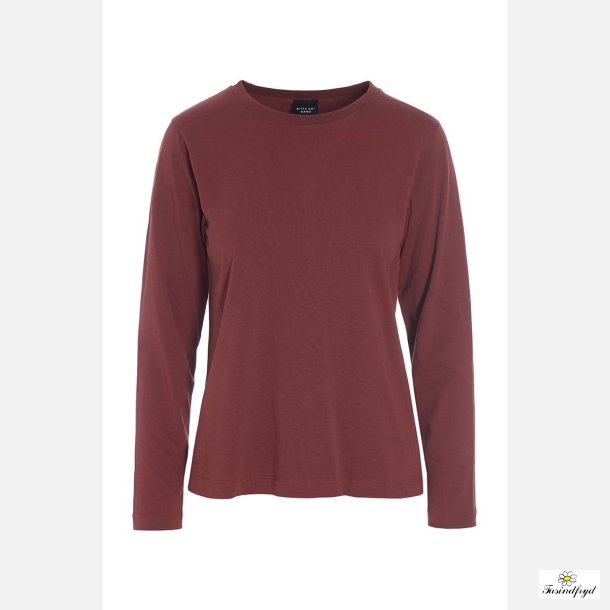 Osaka organic cotton bluse - Maroon
